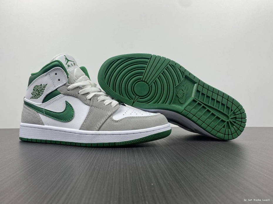 Mid Grey DC7294-103 Green Jordan 1 - 0524